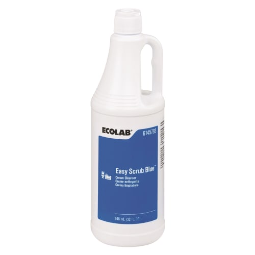 Ecolab® Easy Scrub Cream Cleanser, Blue, 946 ml, #6145793